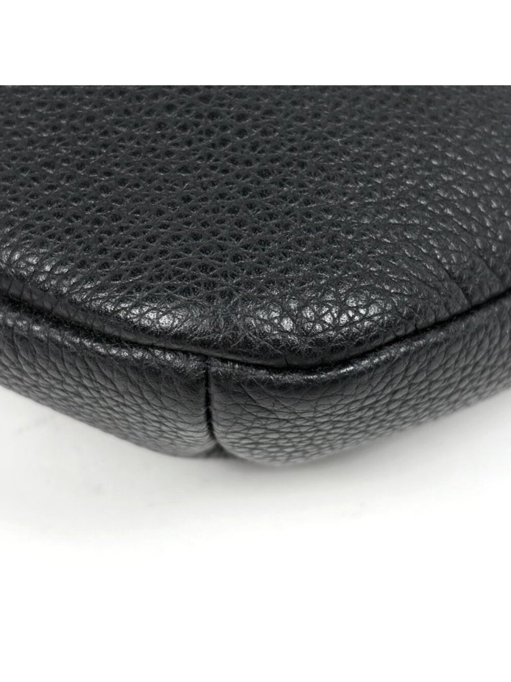 Gucci Logo Waist Bag Leather Black - Picture 3 of 7